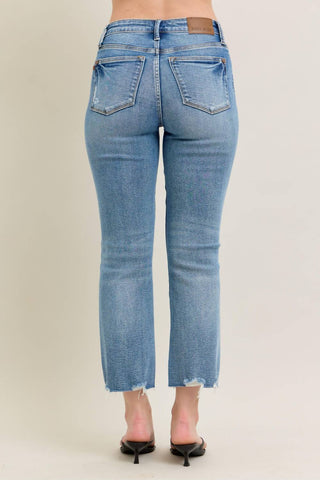 Judy Blue - Calça Jeans Vintage Flare de Cintura Média
