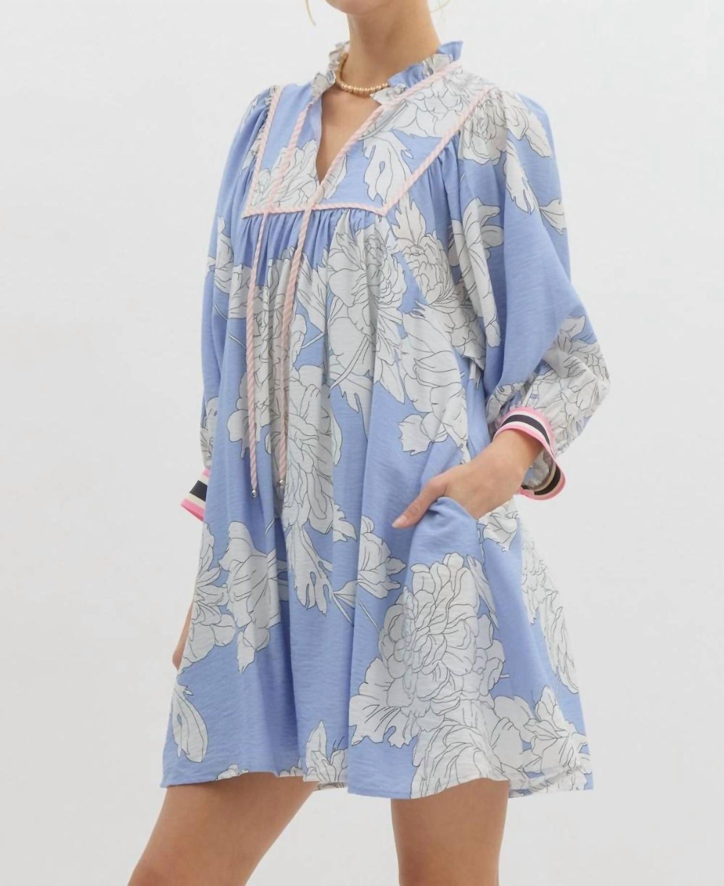 Entro - Bistro Bound Floral Dress