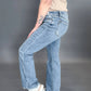 Judy Blue - Sabrina Mid Rise Vintage Wash Boot Cut Jeans