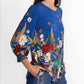 Johnny Was - TEE BEE SMOCKED SLEEVE TEE