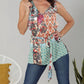Paparazzi - Charmeuse Knotted Tank Top