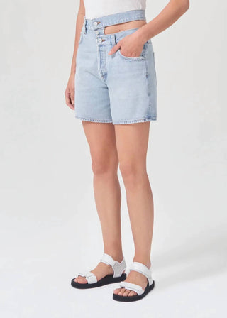 Agolde - Shorts com cintura quebrada