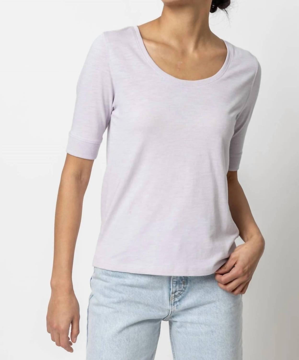Lilla P - Women's Elbow Sleeve Ballet Top
