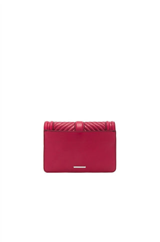 Rebecca Minkoff - Bolsa transversal pequena Love acolchoada Chevron feminina
