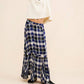 Free People - Bordeaux Plaid Maxi Skirt