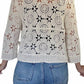 Brand Bazar - Crochet Button Down Cardigan