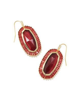 Kendra Scott - Brincos de gota Elle estilo baguette feminino