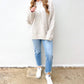 &Merci - Christmas Everywhere Cable Sleeve Pullover