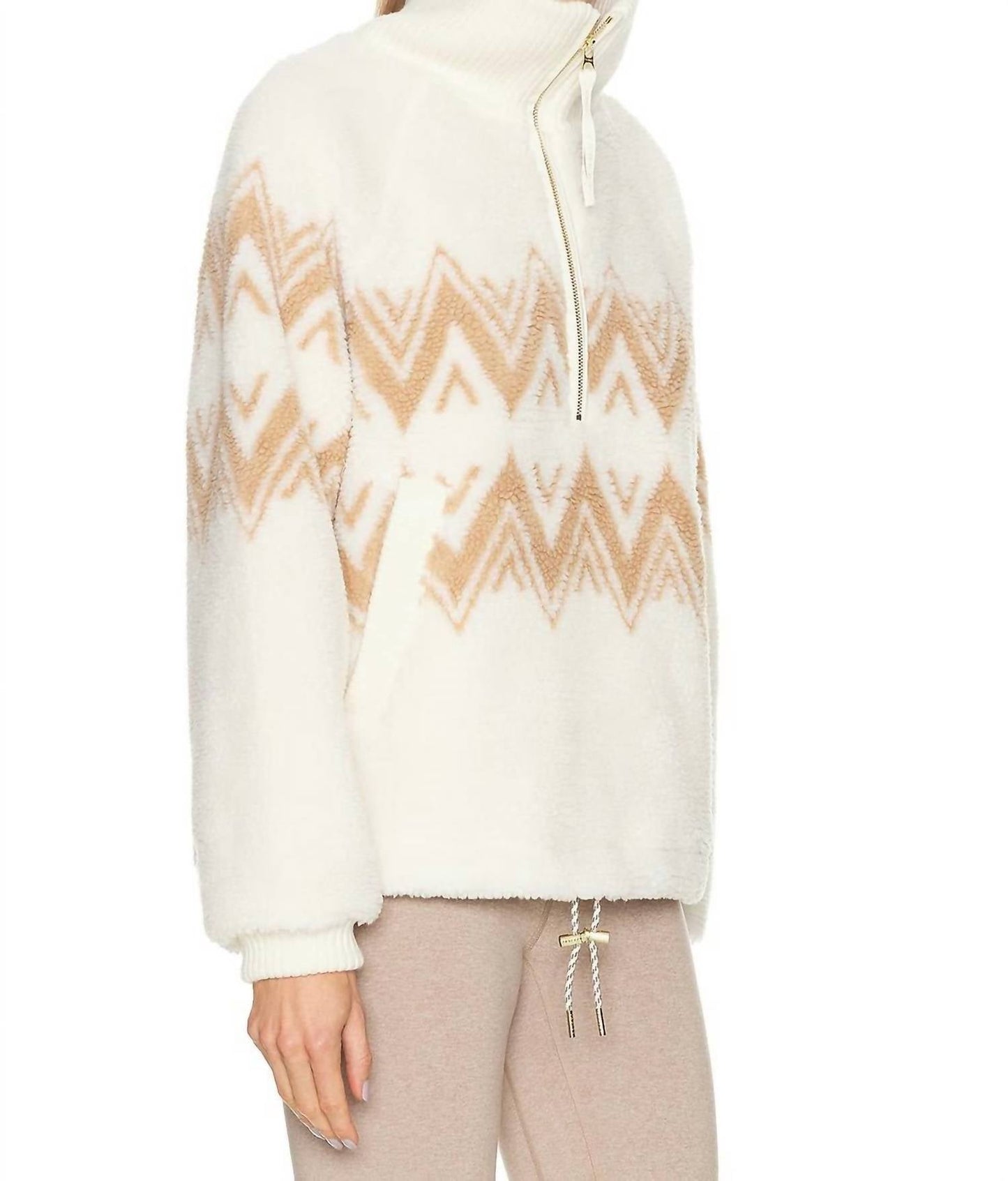 Varley - Hendrik Half Zip Sherpa Sweatshirt