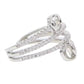 Vanner House - Sterling Silver Sparkling Snaffle Bit Ring