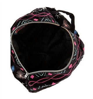 Johnny Was - Bolsa de maquiagem de veludo Colette