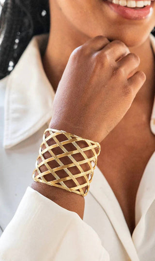 Capucine De Wulf - Women's Monique Lattice Grande Cuff Bracelet