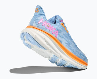 Hoka - Tênis de corrida feminino Clifton 9 - largo