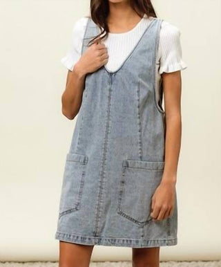 Bibi - Vestido Olivia Jeans com Bolso