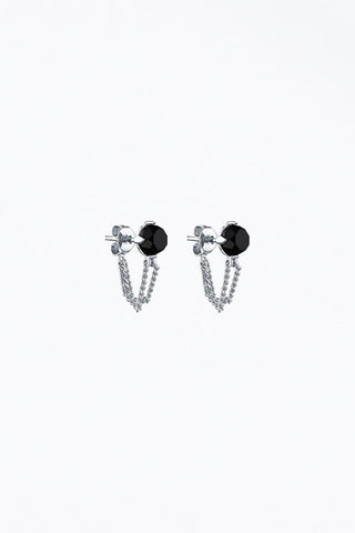 F+H Studios - EVA GEMSTONE CHAIN WRAP EARRINGS