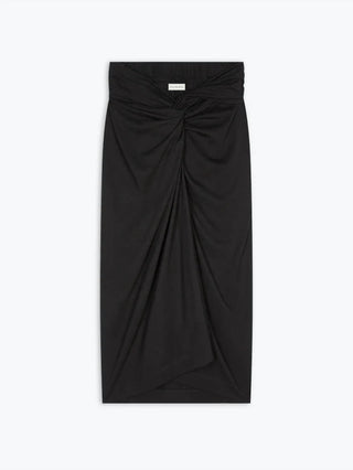 Dries Van Noten - Knotted Jersey Skirt