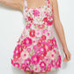 Ina - 3d Floral Embroidered Mini Dress