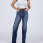 Risen - Blow My Mind High-Rise Straight Leg Denim Jeans