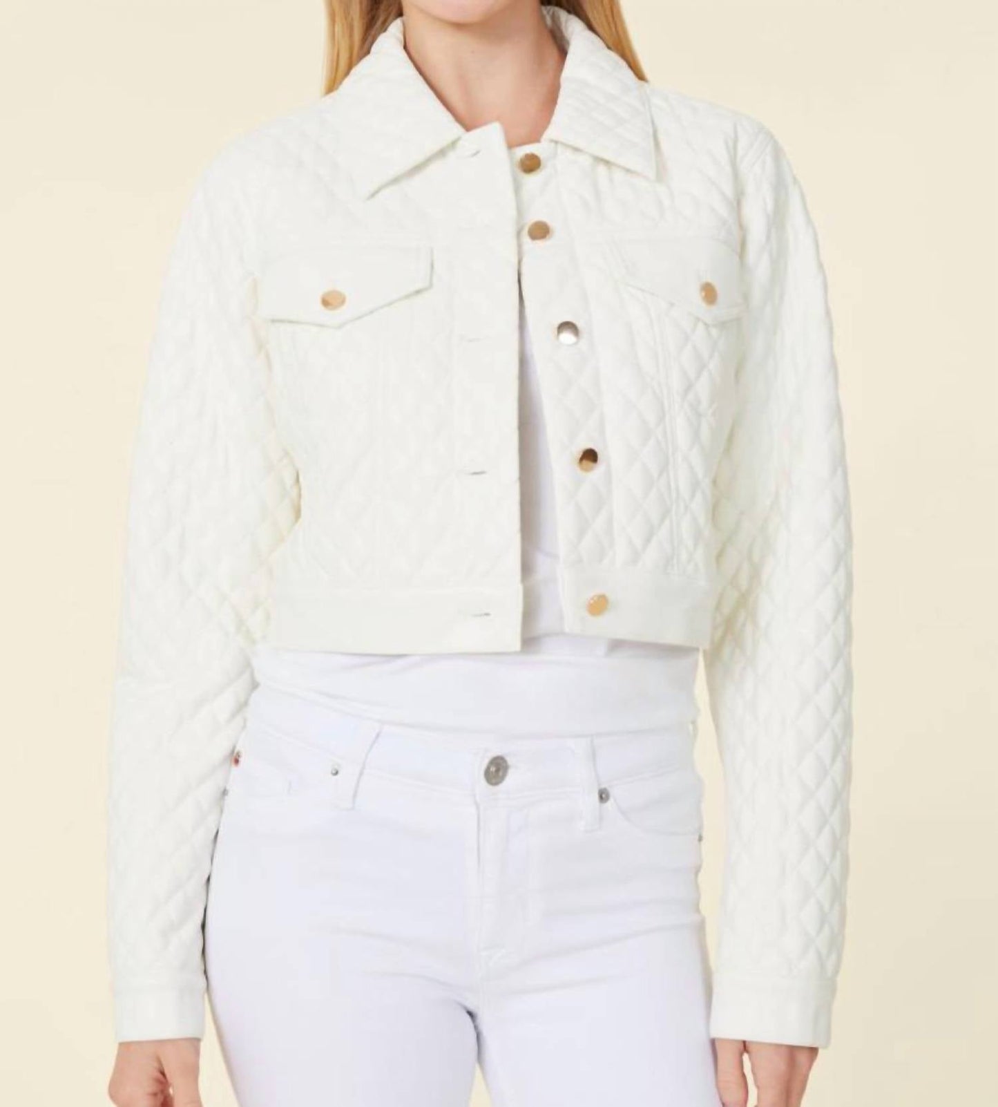 Dolce Cabo - Vegan Leather Quilted Jacket