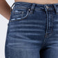Risen - Blow My Mind High-Rise Straight Leg Denim Jeans