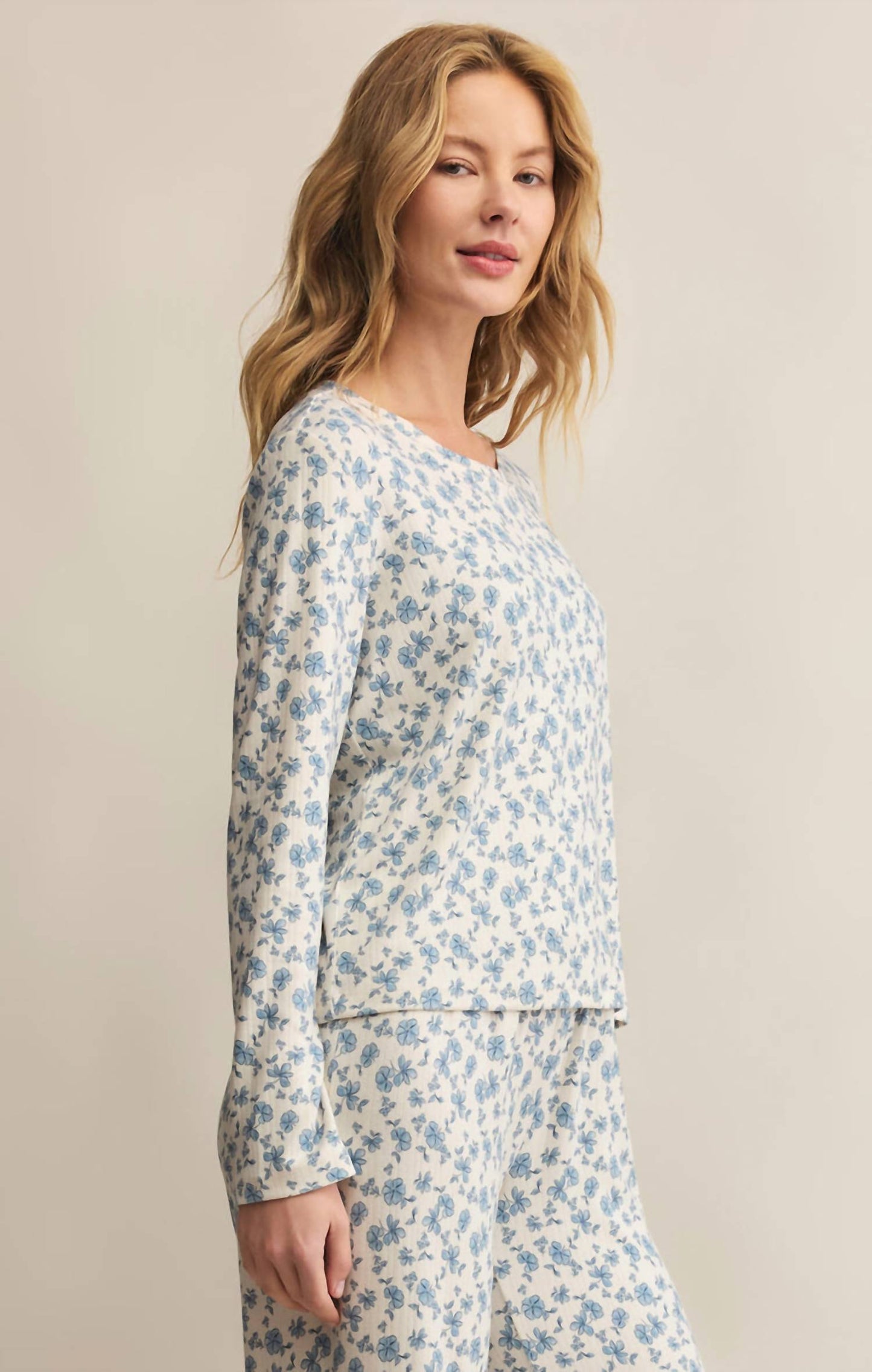 Z Supply - Hometown Ditsy Long Sleeve Top
