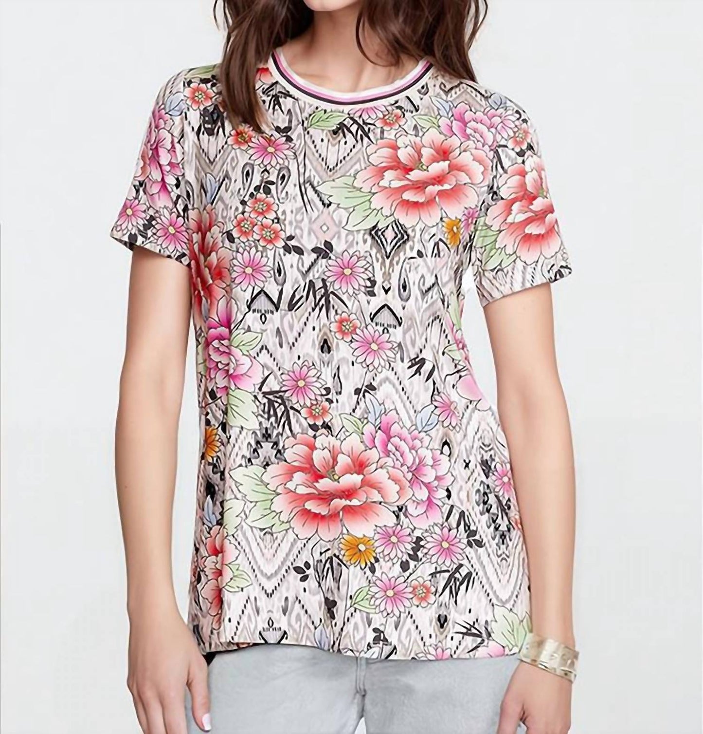 Johnny Was - Janie Azzie Print Swing Tee