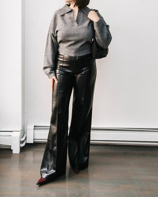 Elan - CALÇA DE COURO SINTÉTICO