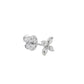 Diana M Jewels - Brincos de diamante com flor de 0,34 cts