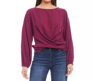 Karen Kane - Blusa decote canoa