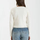 Blu Pepper - Round Neck Gold Button Knit Cardigan