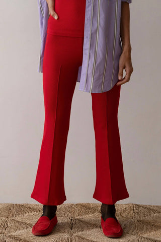 Donni. - Rib Kick Flare Pant