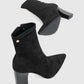 Xti - Women's Suede Dress Booties