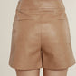 Dolce Cabo - High Waisted Faux Leather Shorts