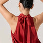 Astr - Joleisa Satin High Neck Top