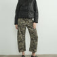 Aaron & Amber - PU Faux Leather Quilted Button Down Coat