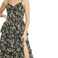Entro - Tiered Ruffle Dress With Slit