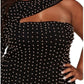 L'Atiste - One Sleeve Dress With Pearls