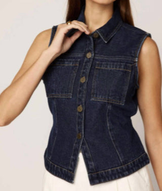Cleobella - Colete Jeans Franka