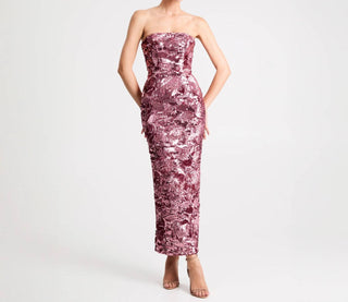 Helsi - Leslie Strapless Sequin Gown