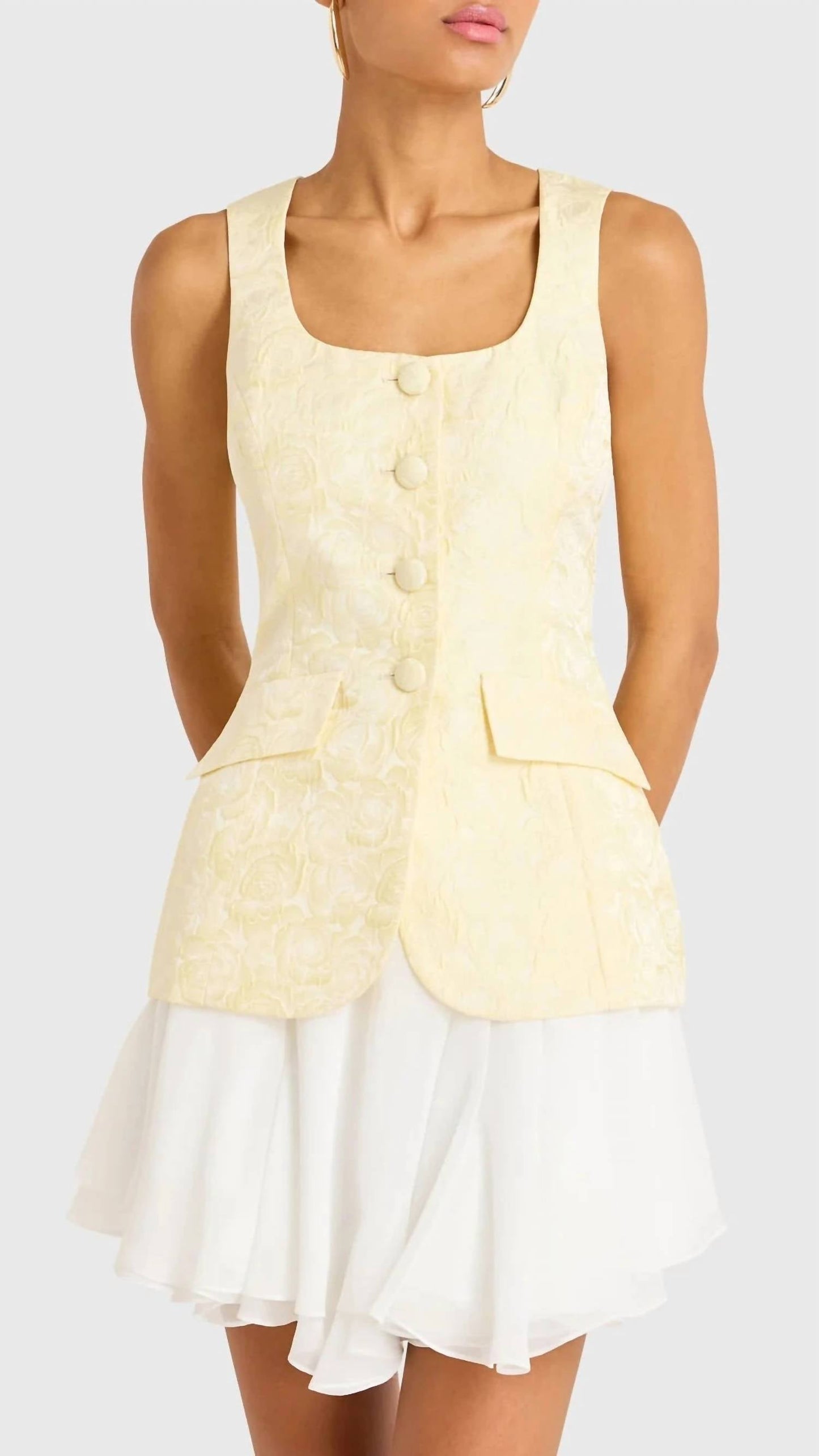 Amanda Uprichard - Lilibet Sleeveless Mini Dress