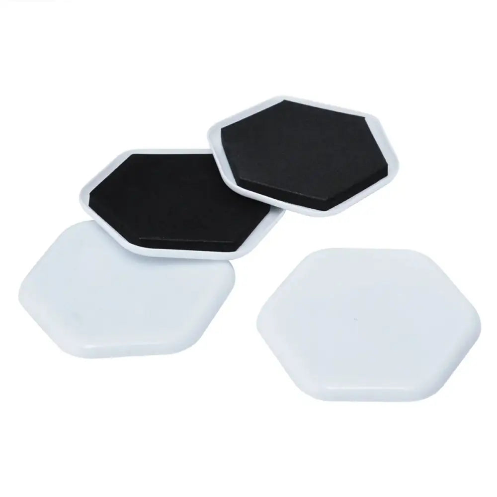 Heavy Duty Hexagonal Furniture Moving Sliders 4 Pack