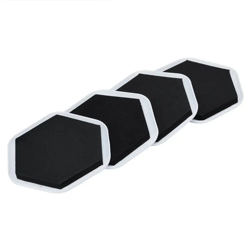 Heavy Duty Hexagonal Furniture Moving Sliders 4 Pack