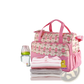 5-piece Floral Water-resistant Baby Diaper Bag Travel Set