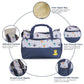 5 Piece Patterned Baby Diaper Bag Set with Travel Accessories