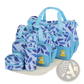 5 Piece Patterned Baby Diaper Bag Set with Travel Accessories