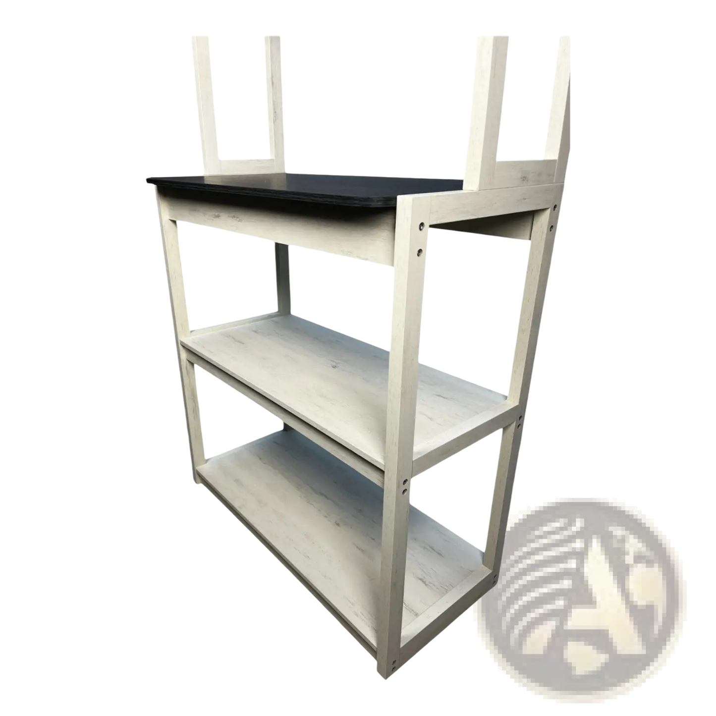 5-tier Kitchen Baker's Rack Microwave Stand in White and Black