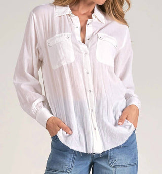 Elan - Val Long Sleeve Blouse