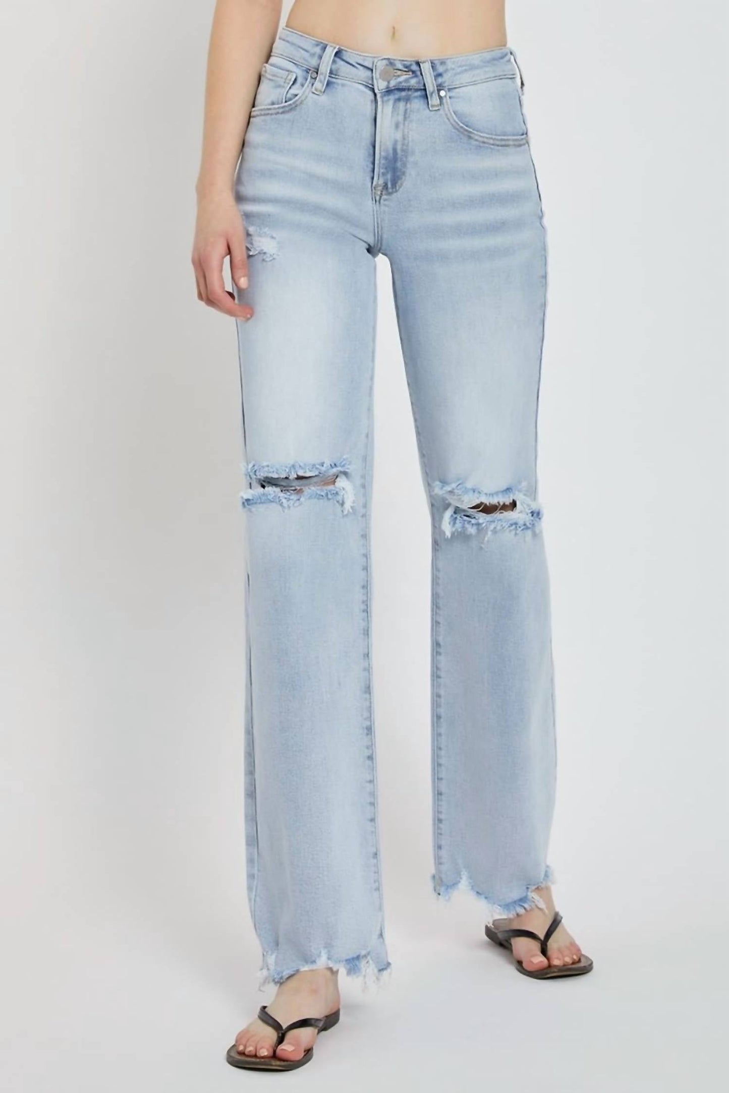 Risen - Alex High-Rise Wide Leg Jeans