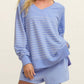 Z Supply - Weekender Stripe V Neck Sweatshirt
