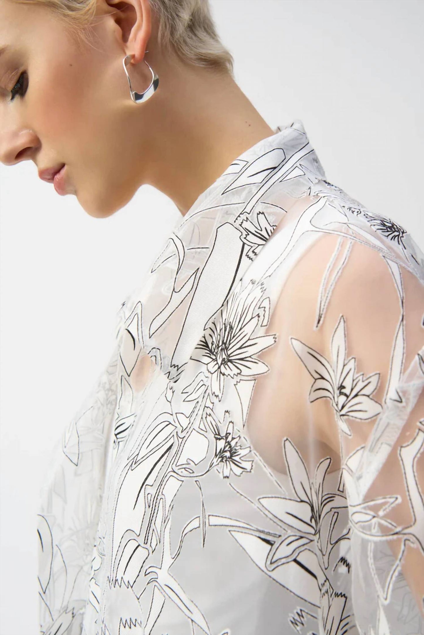 Joseph Ribkoff - Sheer Floral Coverup